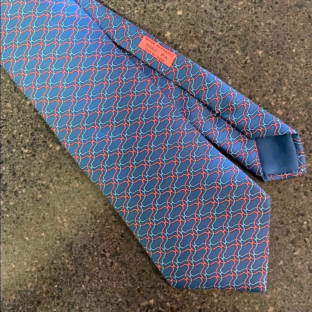 Men's Hermes patterned tie